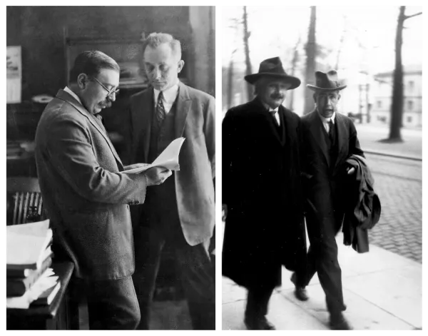When Wiener met Einstein (1925)