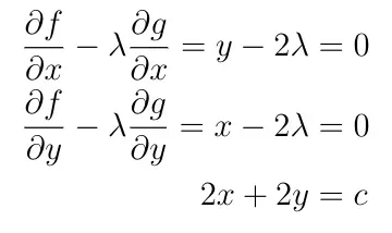 The Method of Lagrange Multipliers