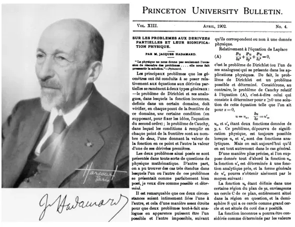 The “Well-Posedness” of Differential Equations: the Sense of Hadamard